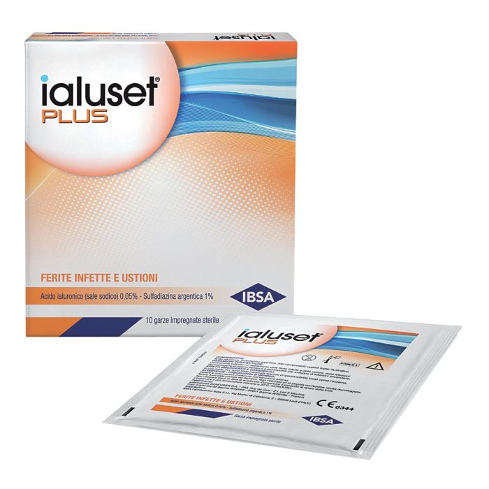 IBSA  Dispositivi Medici Ialuset Plus Crema Acido Ialuronico 10 Garze