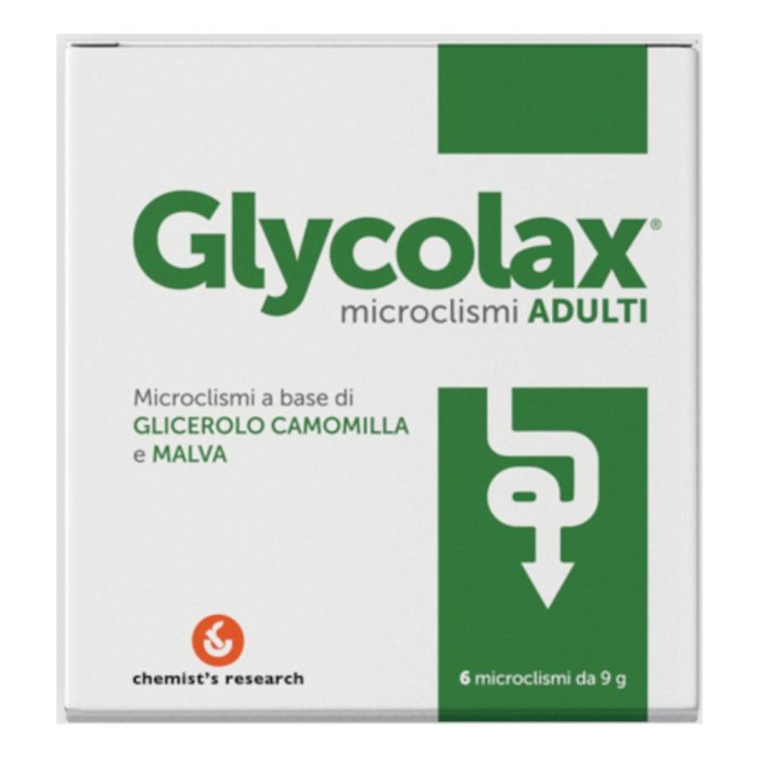 Glycolax microclismi 6 pezzi - microclismi monodose per stitichezza occasionale