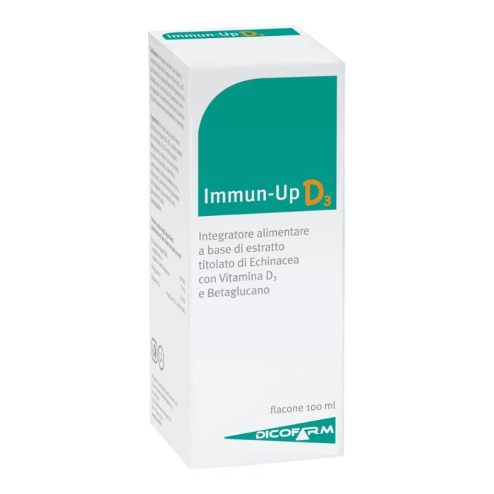 Immun-Up D3 100 ml sciroppo per difese immunitarie - Dicofarm Spa Immun-Up D3 100 ml sciroppo per difese immunitarie - Dicofarm Spa