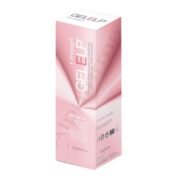 Gelelp CremaGel 100 ml crema gel idratante per la pelle formula leggera