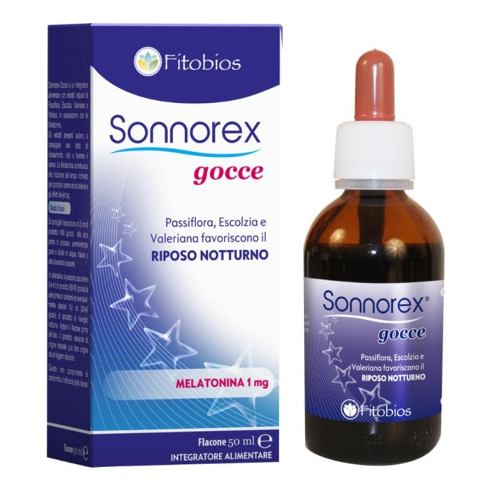 Fitobios Sonnorex Integratore Alimentare Gocce 50ml
