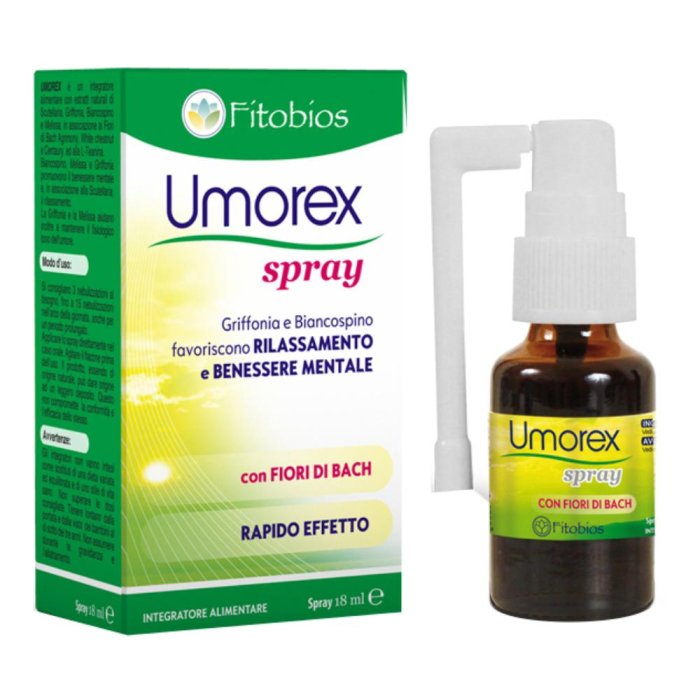Fitobios Umorex Spray Integratore Alimentare 18 ml