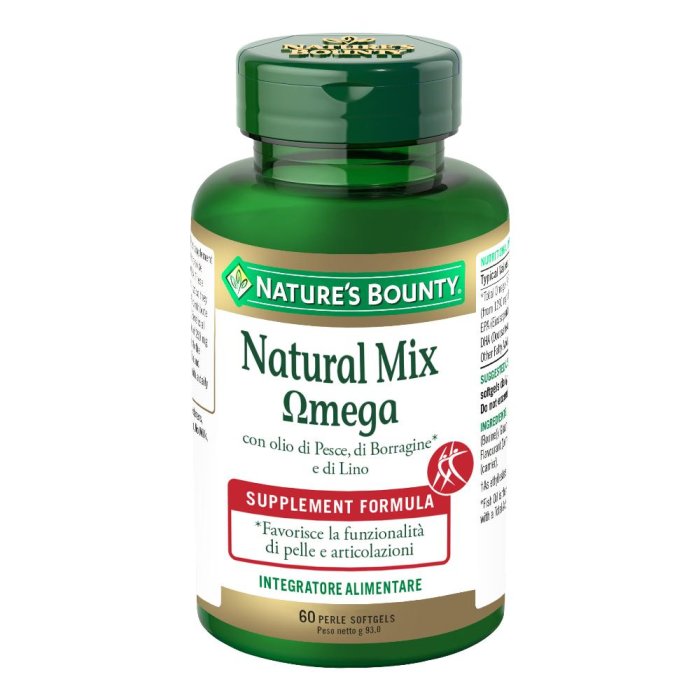 Nature's Bounty Natural Mix Omega 60 Perle