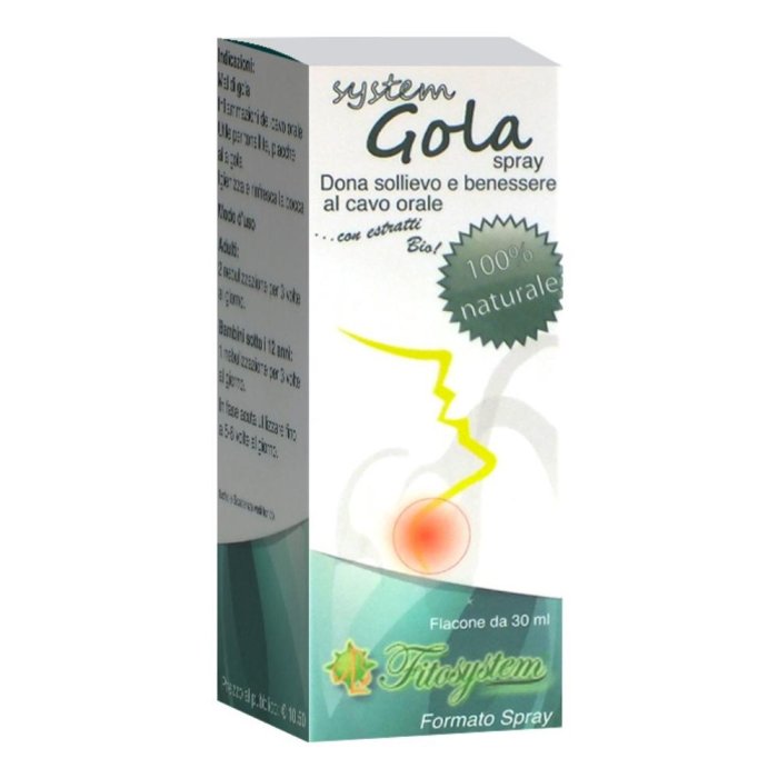 System Gola Gocce Orali 30 ml – Integratore per il Benessere della Gola e Sollievo dal Mal di Gola