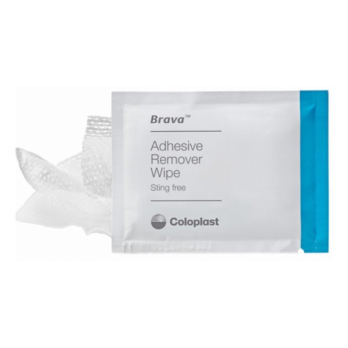 Coloplast Brava Remover Salviette Distacco Dolce per Cute Peristomale, 30 Pezzi