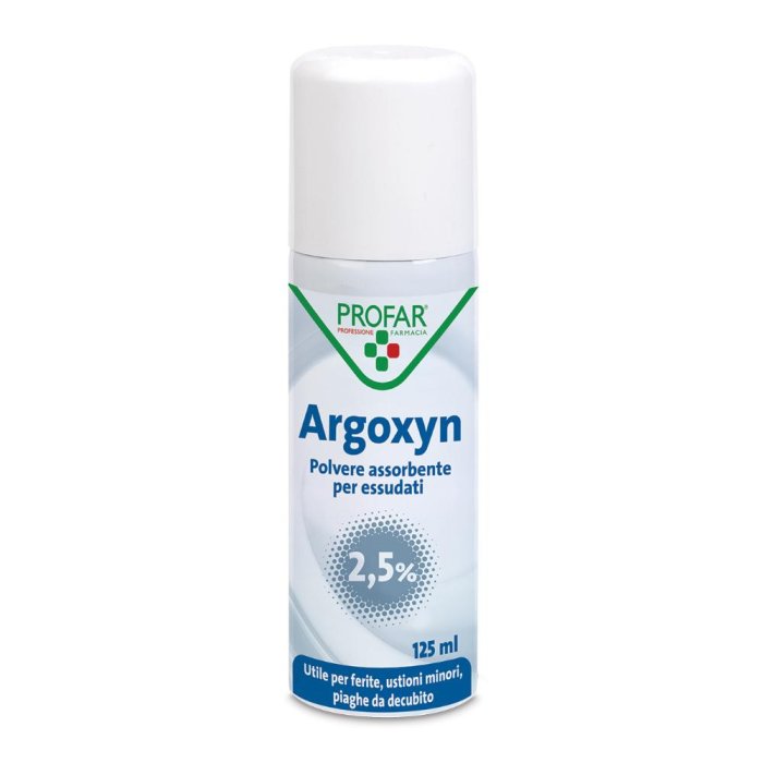 Profar Argoxyn Polvere Assorbente per Essudati Spray Argento Ionico 2,5% 125ml