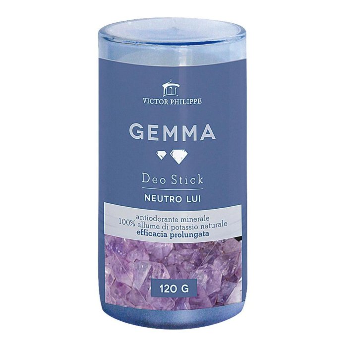Gemma Deo Stick Neutro Lui 120 g Deodorante Stick Neutro per Uomo Delicato e Anti Odore