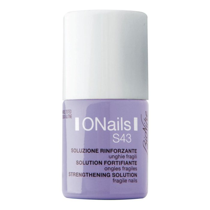 BioNike  Onails S43 Soluzione Rinforzante Unghie Fragili e Deboli 11 ml