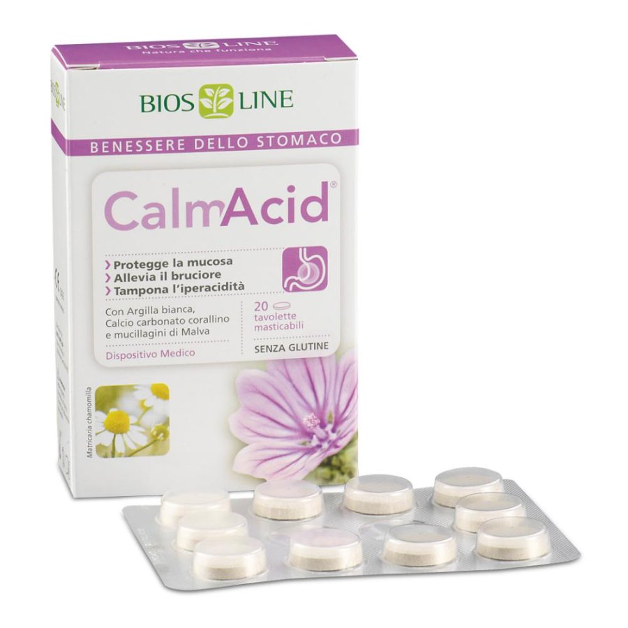Bios Line Biosline Calmacid 20 Tavolette Masticabili