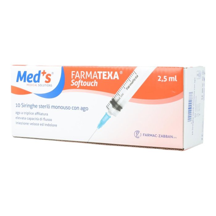 Med's Farmatexa - Softouch Siringa Con Ago G23 2,5 ml 10 Pezzi