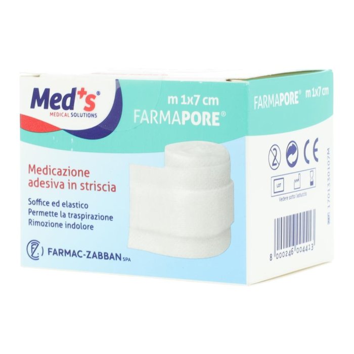 Med's Farmapore - Medicazione Adesiva 1m x 7cm 1 Pezzo