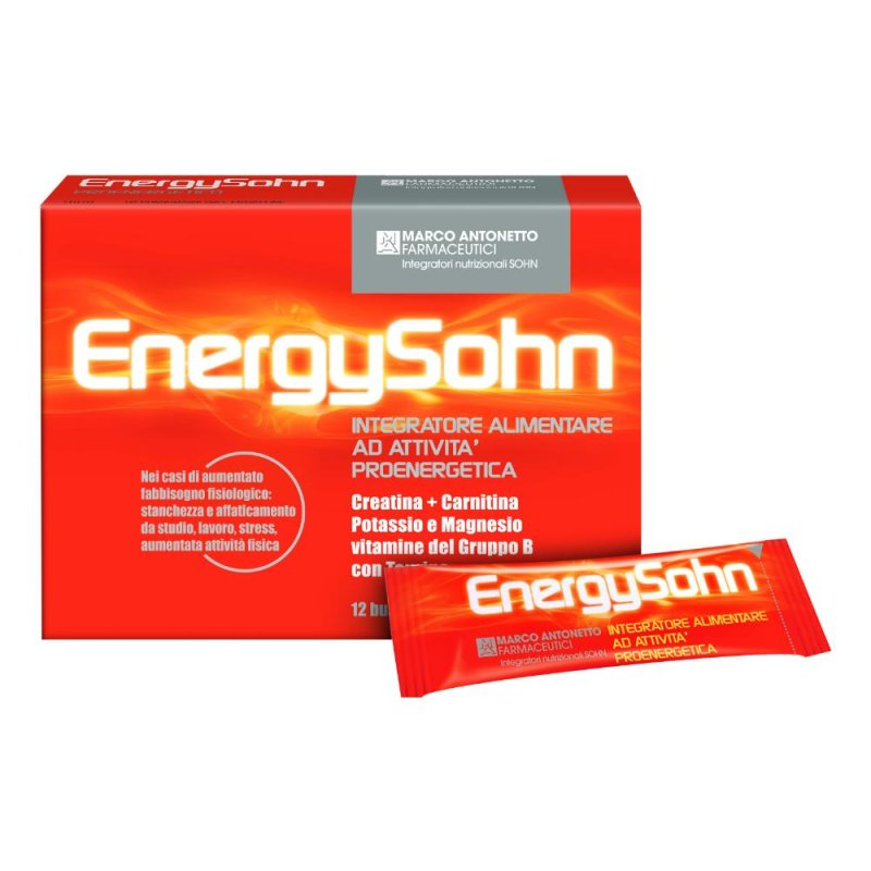 Marco Antonetto EnergySohn Integratore Vitamine e Minerali 12 Buste