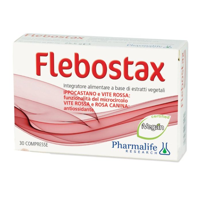Pharmalife Research Flebostax Integratore Gambe Gonfie e Pesanti 30 Compresse