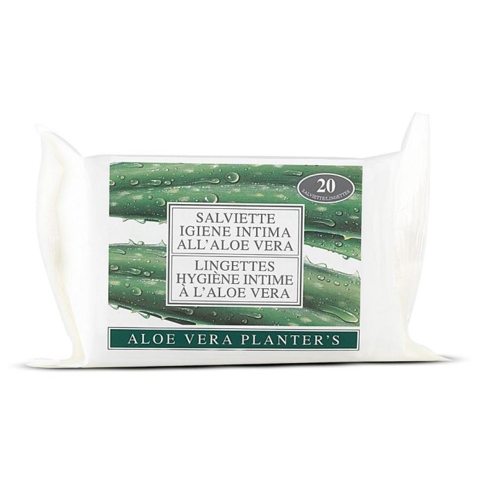 Planters  Aloe 20 Salviette Monouso Detergenti Struccanti Viso e Occhi