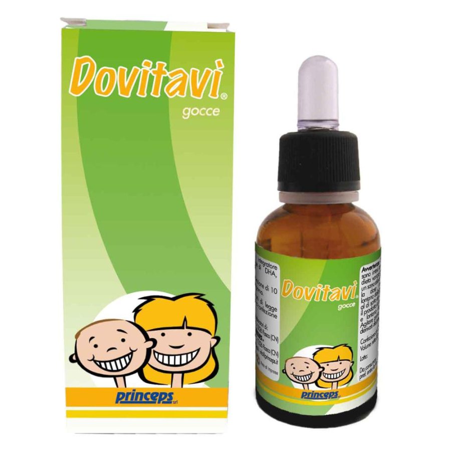 Dovitavì gocce 30 ml integratore multivitaminico in gocce per bambini Dovitavì gocce 30 ml integratore multivitaminico in gocce per bambini
