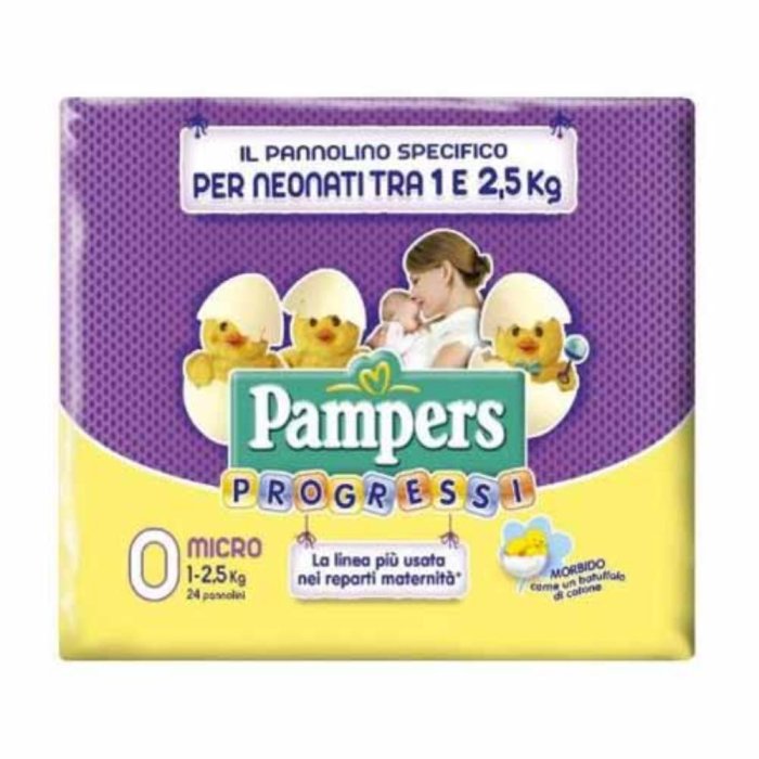 Fater Pampers Micro Pannolini Per Bambini 24 Pezzi