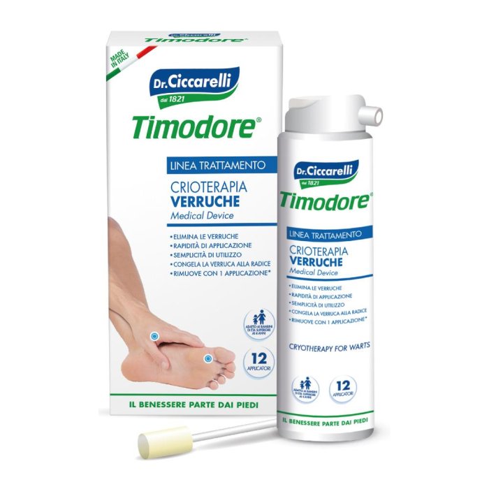 Ciccarelli Crioterapia verruche spray 75ml trattamento freddo per mani, piedi e viso