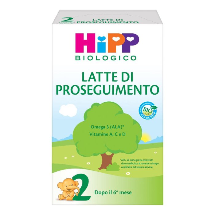 HIPP 2 Bio Latte Polv.600g