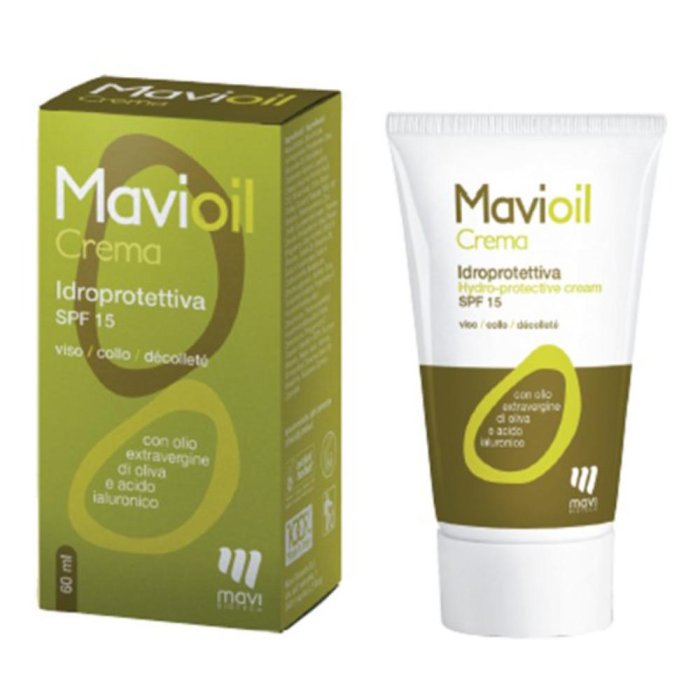 Mavioil crema idroprotettiva FP 15 60 ml - crema idratante con filtro solare SPF 15