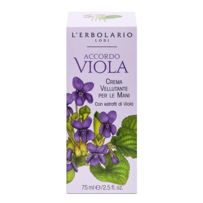 L'Erbolario Accordo Viola Crema Vellutante Per Le Mani 75 ml