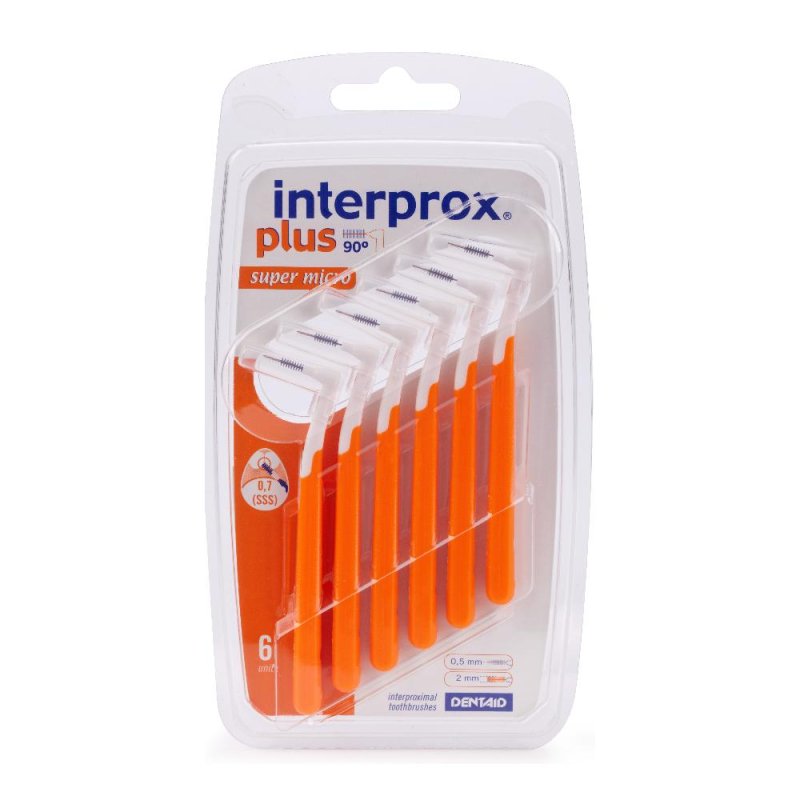 Dentaid Interprox Plus Supermicro Arancio 6 Pezzi