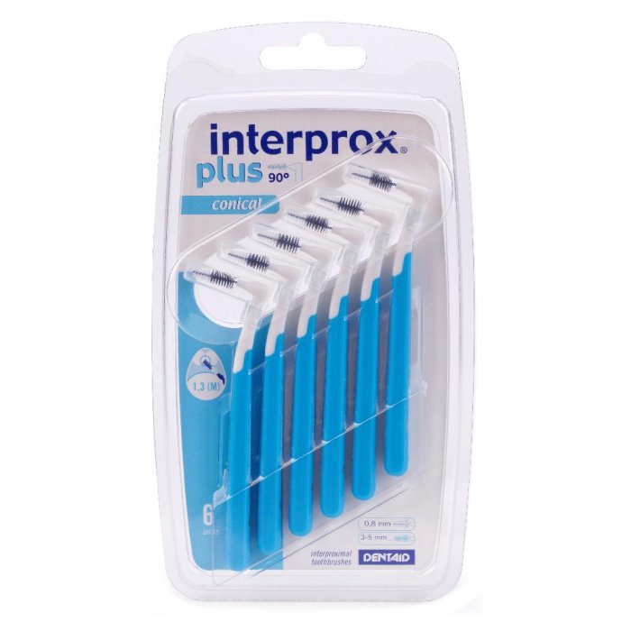 Dentaid Interprox Plus Conico Blu 6 Pezzi