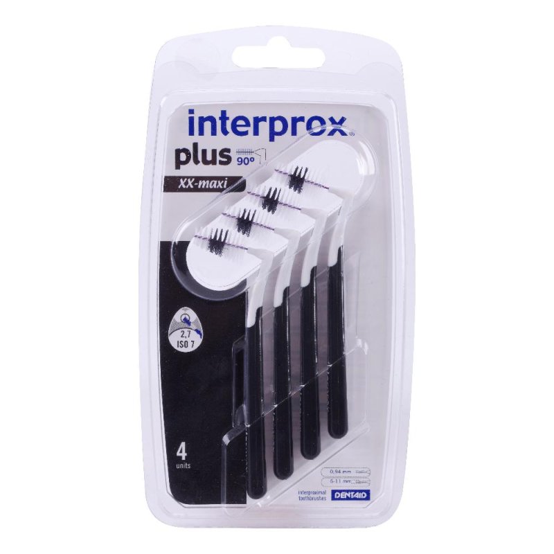 Dentaid Interprox Plus Xx Maxi Nero 4 Pezzi