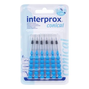 INTERPROX 3G CONICO BLU 6PZ