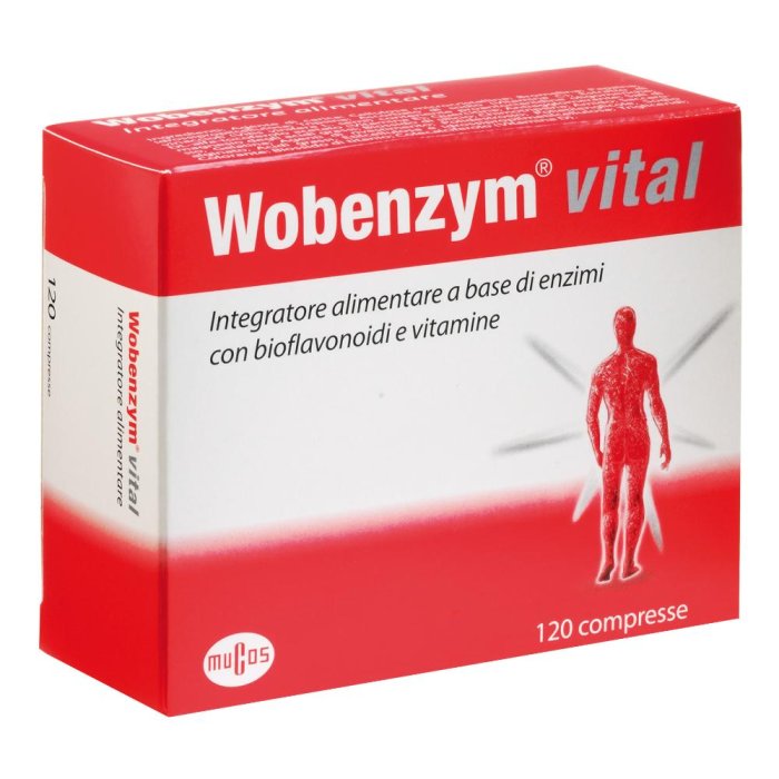 Named Wobenzym Vital Integratore Alimentare Antiossidante 120 Compresse