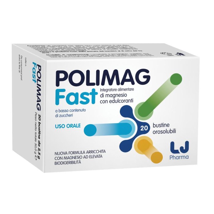 LJ Pharma  Polimag FAST Integratore Alimentare  Benessere Donna 20 Buste