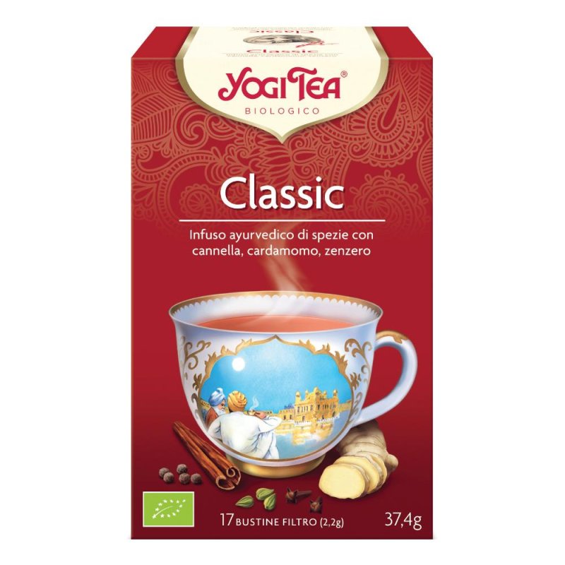 Yogi Tea Classic 37,4 g bio infuso speziato ayurvedico biologico
