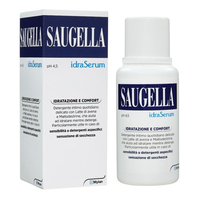 Saugella  Classica Blu Idraserum Detergente Intimo Delicato 200 ml