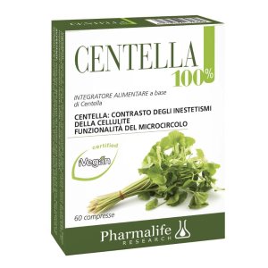 Pharmalife Centella 100% 60 Compresse Integratore Alimentare per la Circolazione Venosa e Gambe Pesanti