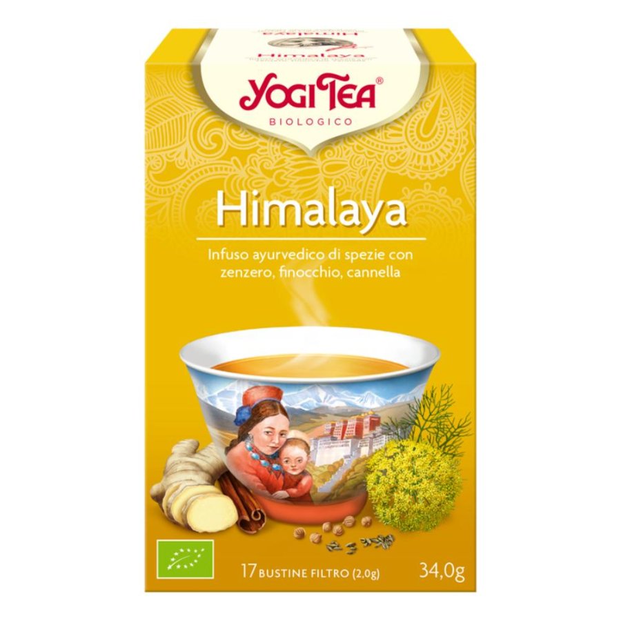 Yogi Tea Himalaya 34 g bio infuso ayurvedico speziato biologico Yogi Tea Himalaya 34 g bio infuso ayurvedico speziato biologico