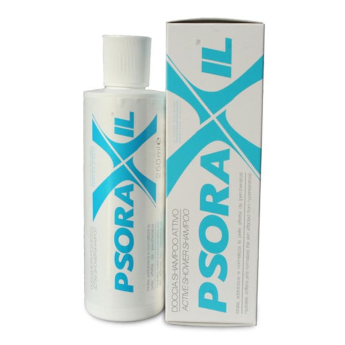Psoraxil Active Doccia Shampoo delicato corpo e capelli per pelli secche e con psoriasi flacone 250 millilitri