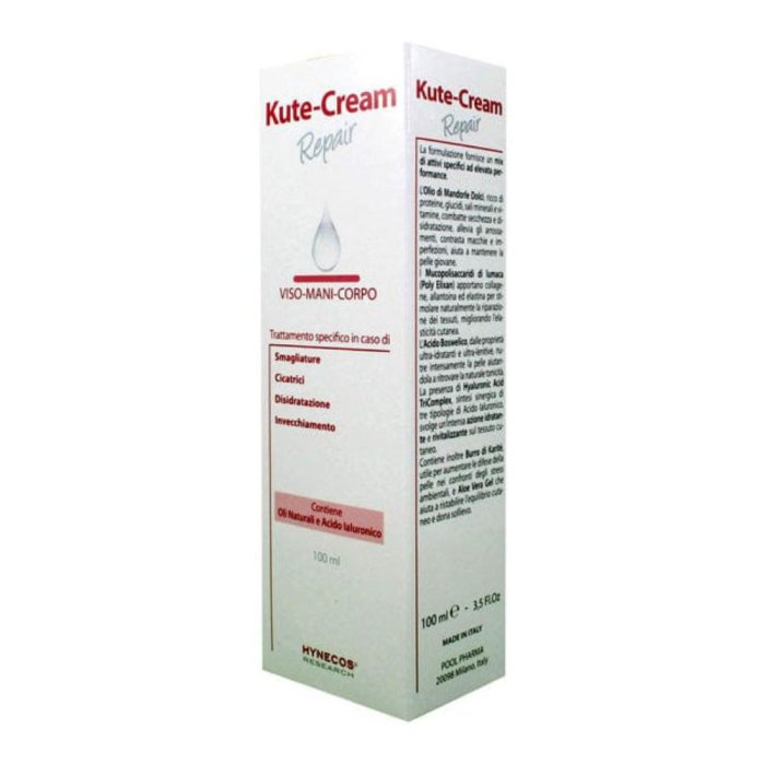 PoolPharma  Pelle Kute-Cream Repair Trattamento Viso Mani Corpo 100 ml