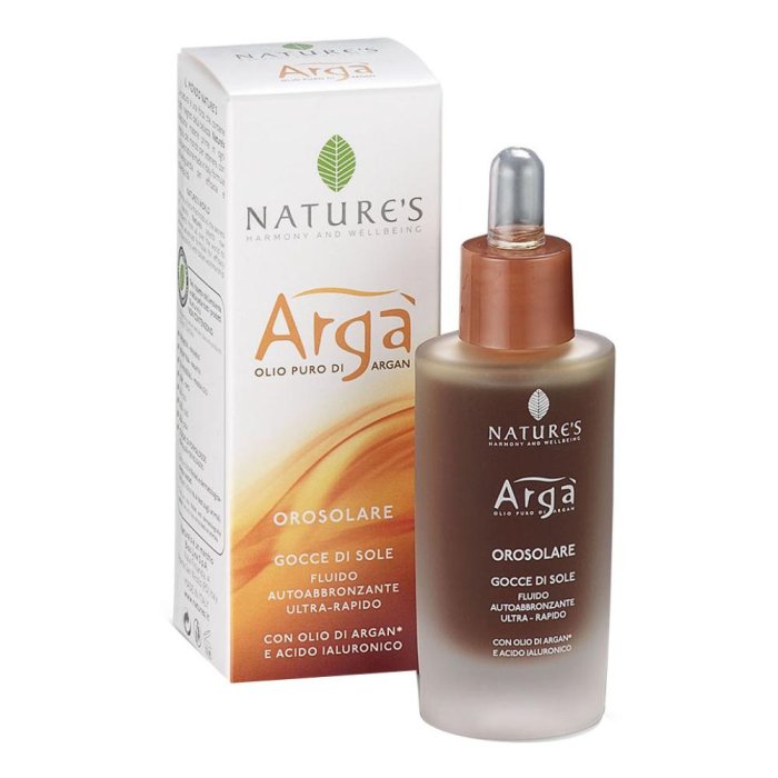 Bios Line Nature's Argà Gocce Di Sole Viso Fluido Autoabbronzante 30 ml