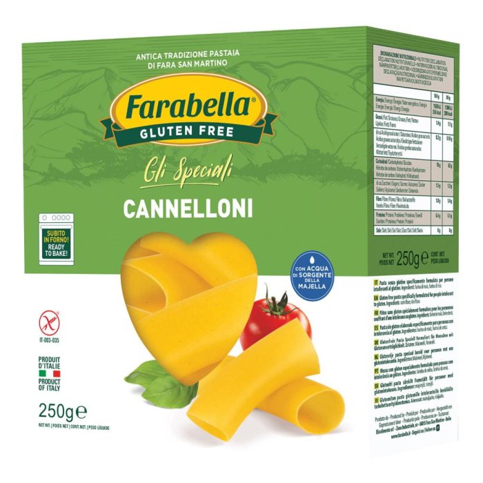 Farabella Cannelloni Senza Glutine 250g