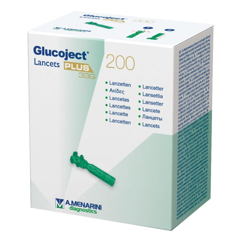 A.menarini Lancette Pungidito Glucojet Plus Gauge 33 200 Pezzi