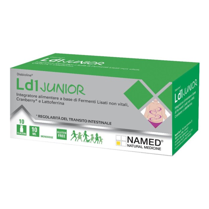 Named  Intestino Sano LD1 Junior Integratore Alimentare 10 Flaconcini 10 ml