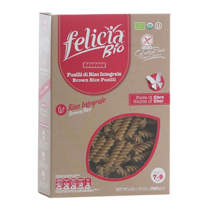 Andriani Felicia Bio Riso Integrale Fusilli 340 G