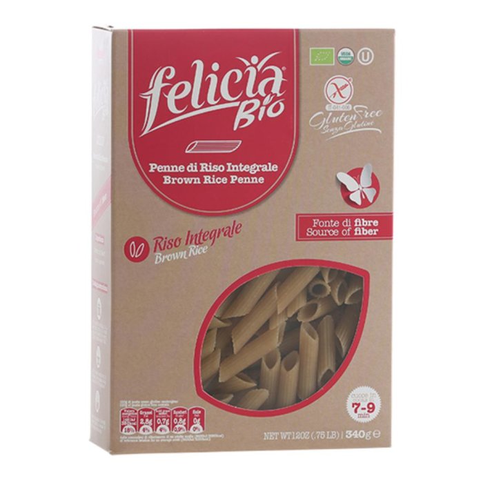 Andriani Felicia Bio Riso Integrale Penne 340 G