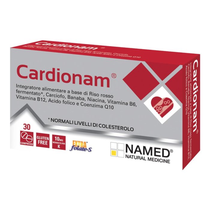 Named Cardionam Integratore Alimentare  Colesterolo 30 Compresse