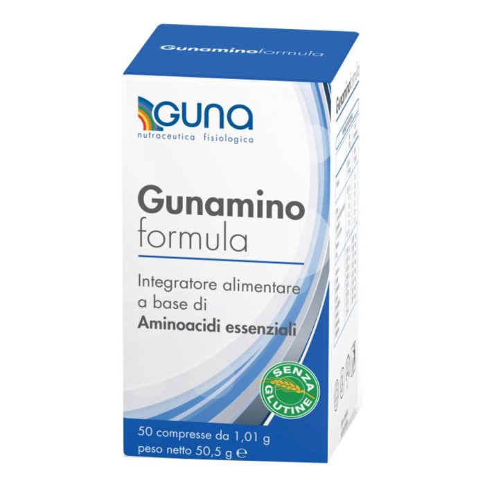 Guna  Energia e Benessere Gunamino Formula Integratore 50 Compresse