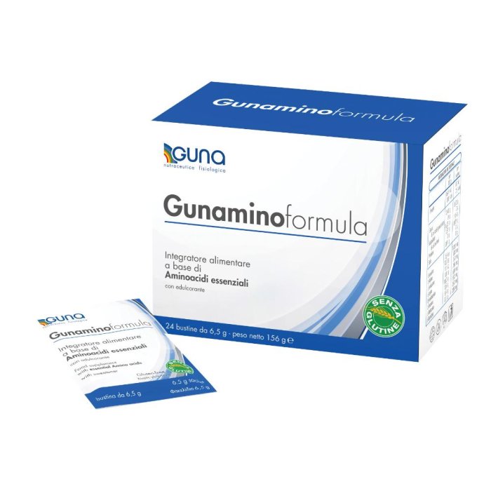 Guna  Energia e Benessere Gunamino Formula Integratore Alimentare 24 Buste