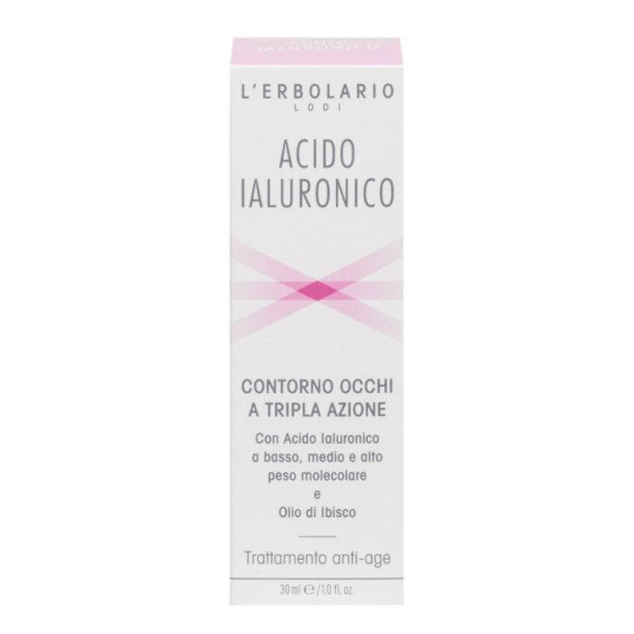 L'Erbolario Linea Acido Ialuronico Anti-Rughe Contorno Occhi Tripla Azione 30 ml