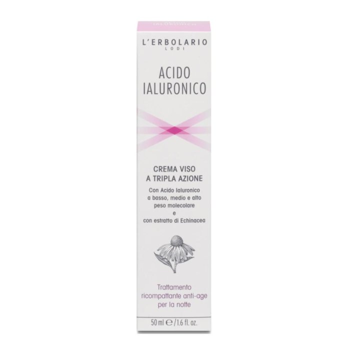 L'Erbolario Linea Acido Ialuronico Anti-Rughe Tripla Azione Crema Notte 50 ml