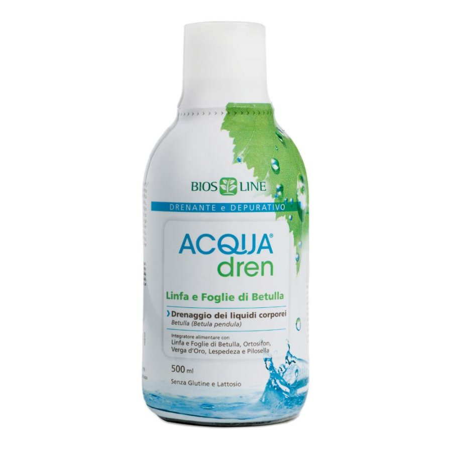 Acquadren Bios Integratore Drenante Liquido 500 ml per Gambe Pesanti e Ritenzione Idrica Acquadren Bios Integratore Drenante Liquido 500 ml per Gambe Pesanti e Ritenzione Idrica