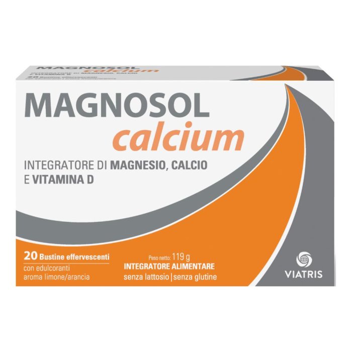 Meda Pharma Magnosol Calcium Polvere Effervescente 20 Bustine