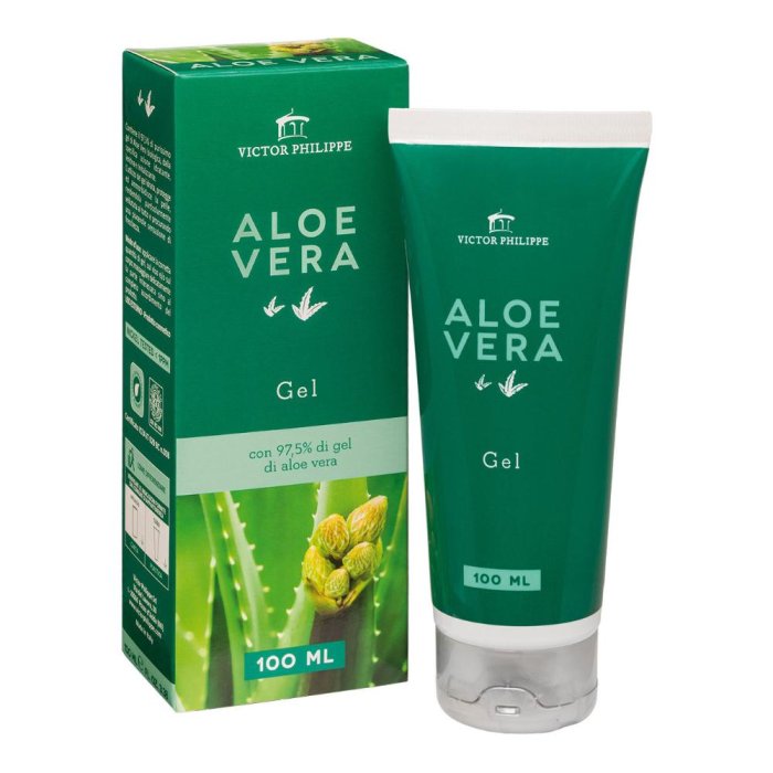 Aloe vera gel 100 ml - gel lenitivo all’aloe vera per pelle arrossata e post-sole